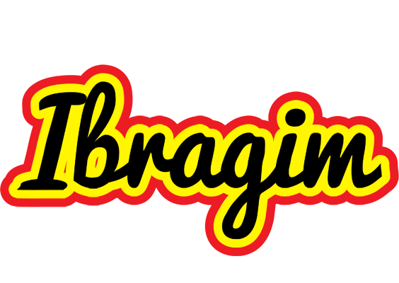 Ibragim flaming logo