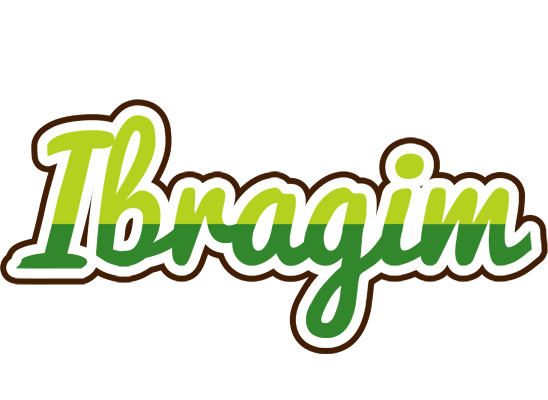 Ibragim golfing logo