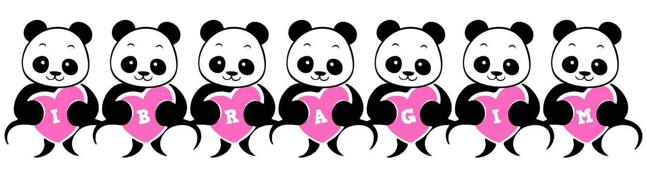 Ibragim love-panda logo