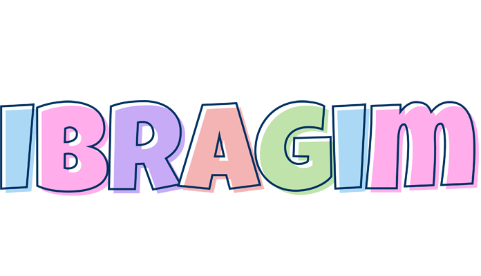Ibragim pastel logo