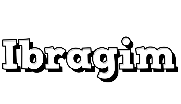 Ibragim snowing logo