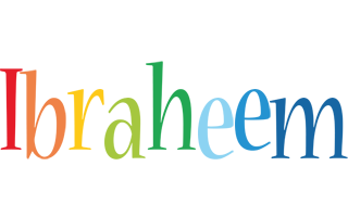 Ibraheem birthday logo