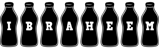 Ibraheem bottle logo