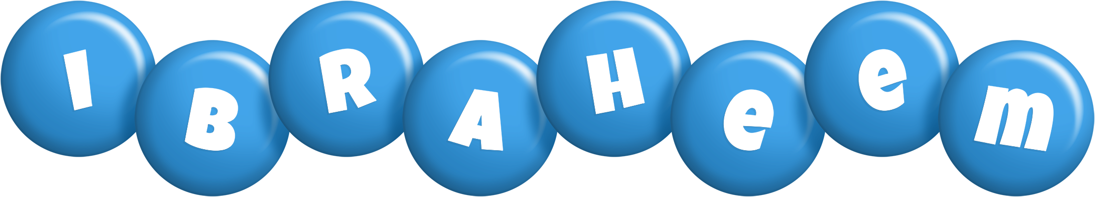 Ibraheem candy-blue logo