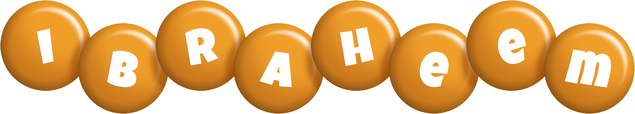 Ibraheem candy-orange logo