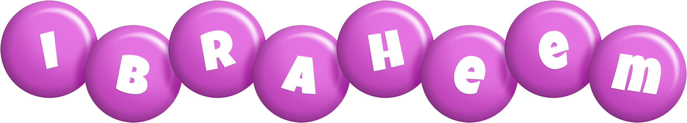 Ibraheem candy-purple logo