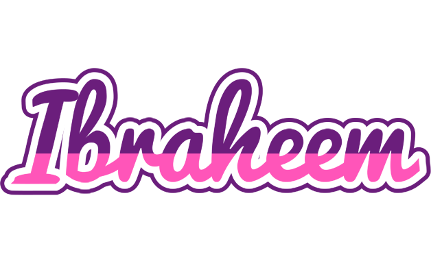 Ibraheem cheerful logo
