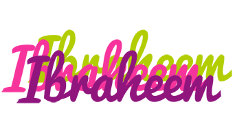 Ibraheem flowers logo