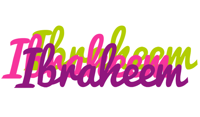 Ibraheem flowers logo