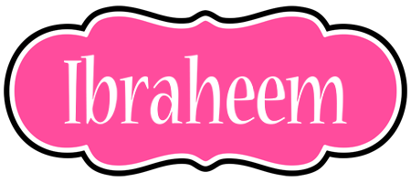 Ibraheem invitation logo