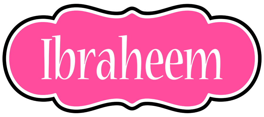 Ibraheem invitation logo