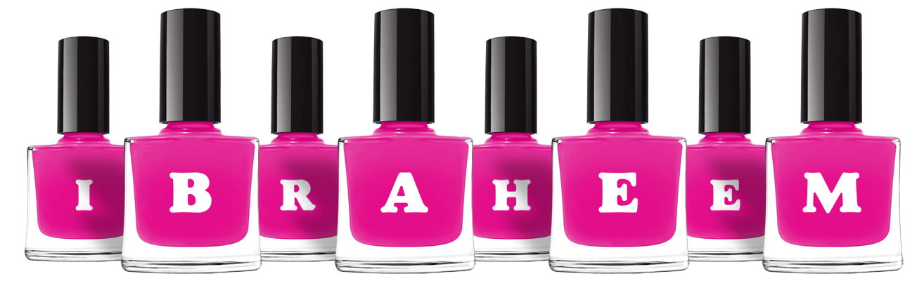 Ibraheem nails logo