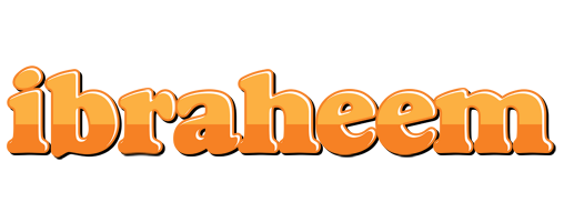 Ibraheem orange logo