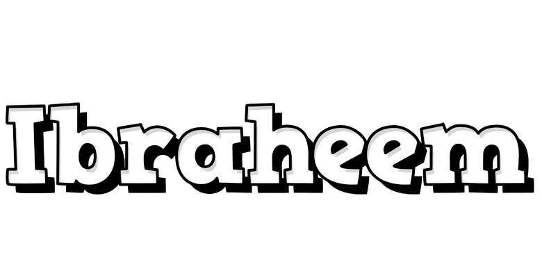 Ibraheem snowing logo