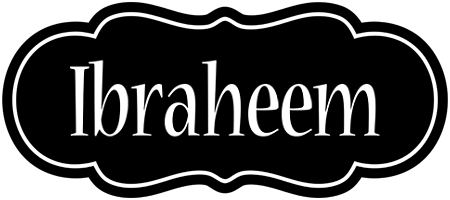 Ibraheem welcome logo