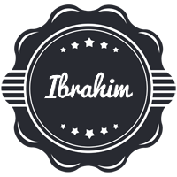 Ibrahim badge logo