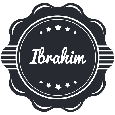 Ibrahim badge logo