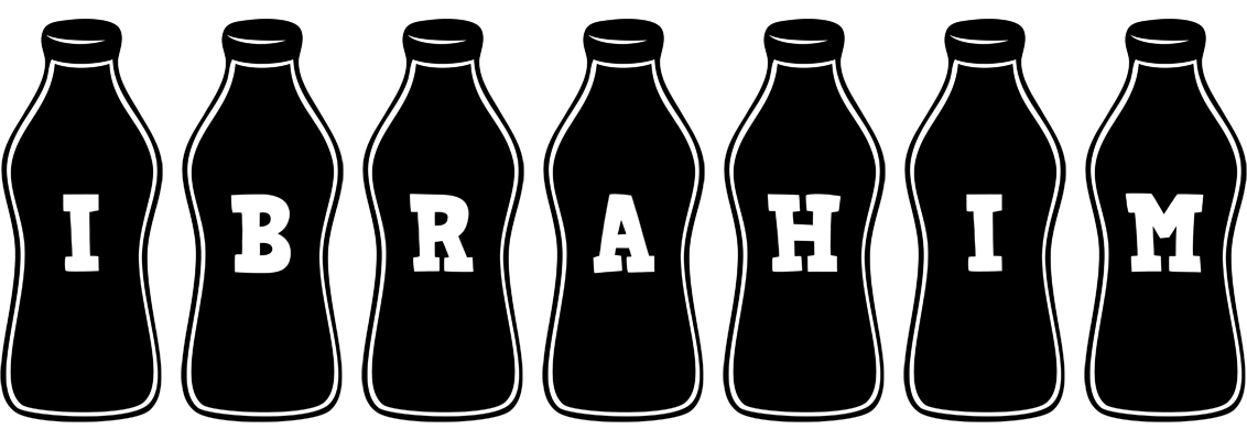 Ibrahim bottle logo