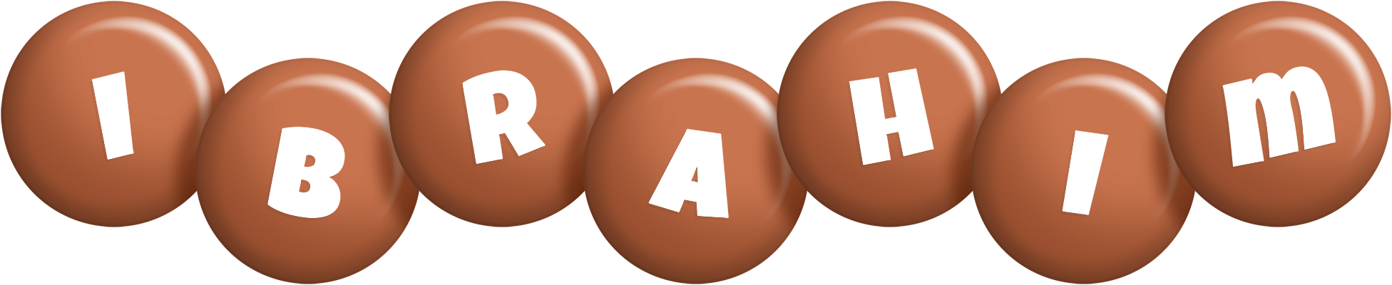 Ibrahim candy-brown logo