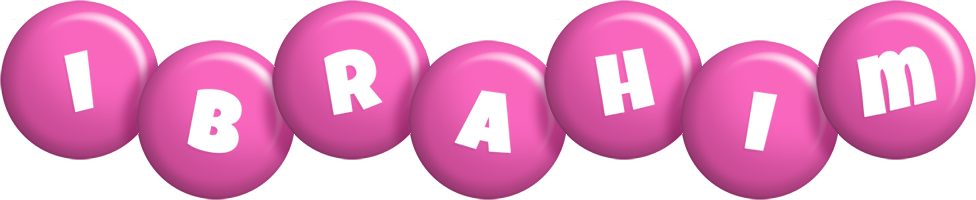 Ibrahim candy-pink logo