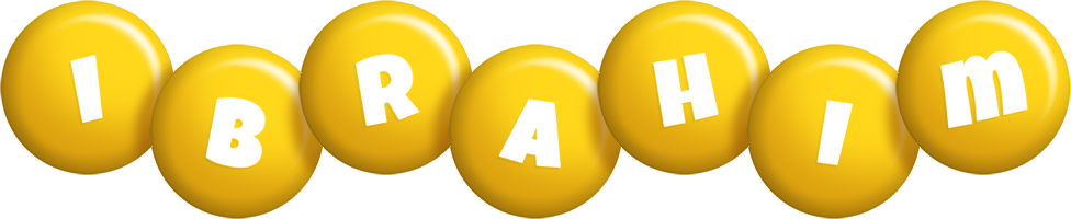 Ibrahim candy-yellow logo