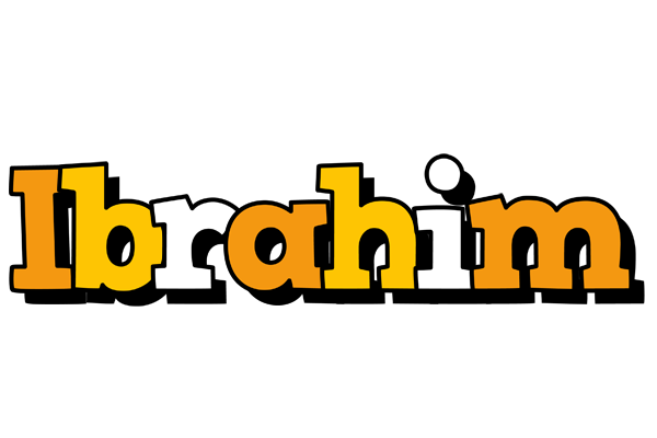 Ibrahim cartoon logo