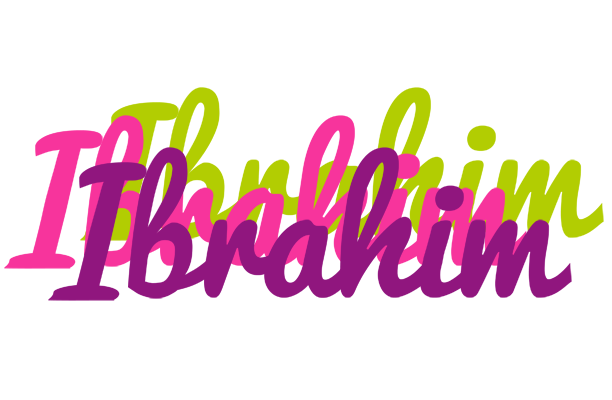 Ibrahim flowers logo