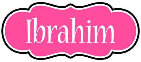 Ibrahim invitation logo