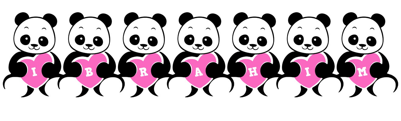 Ibrahim love-panda logo