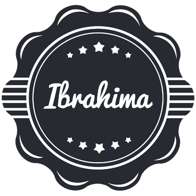 Ibrahima badge logo