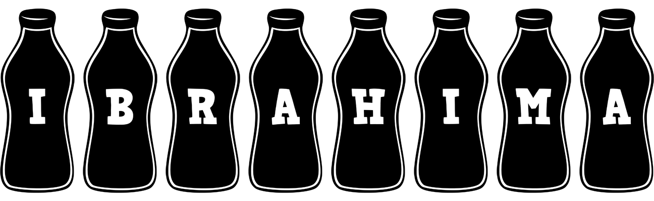 Ibrahima bottle logo