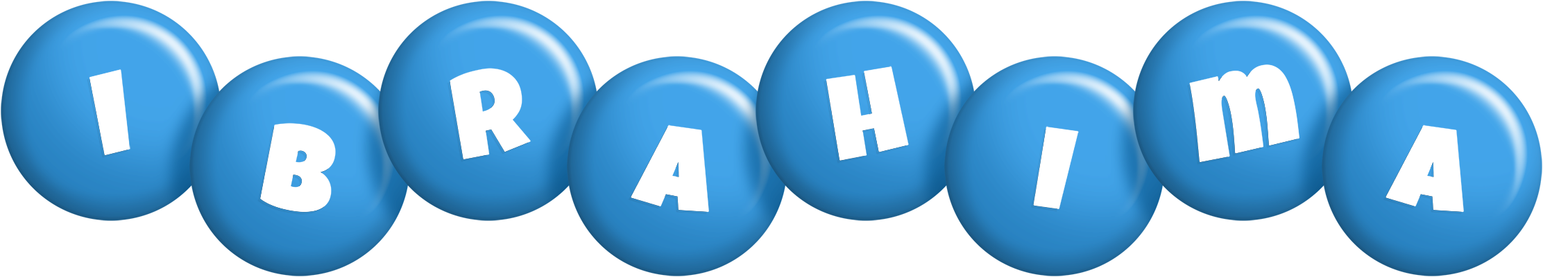 Ibrahima candy-blue logo