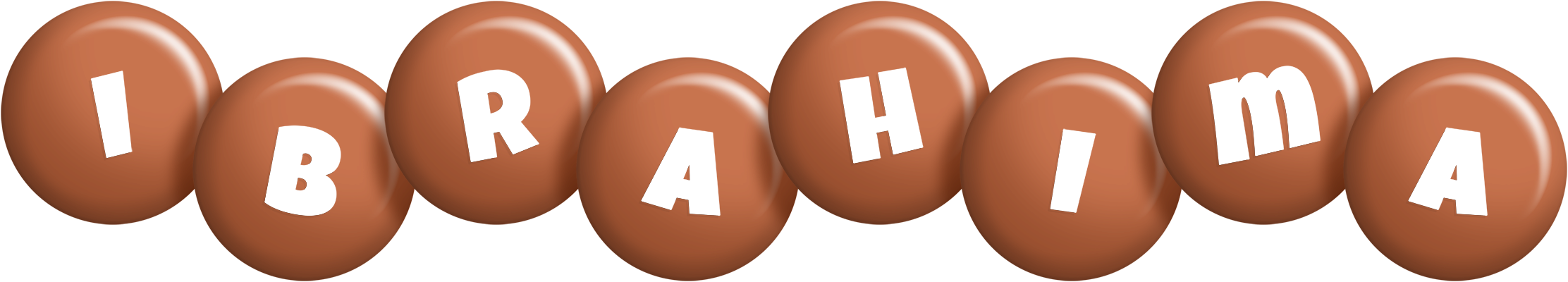 Ibrahima candy-brown logo