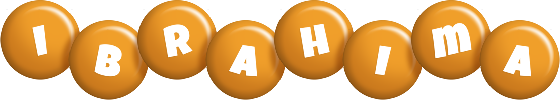 Ibrahima candy-orange logo