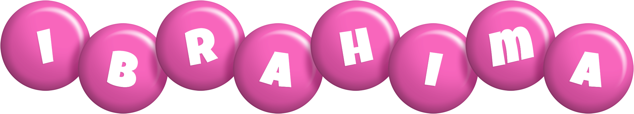 Ibrahima candy-pink logo