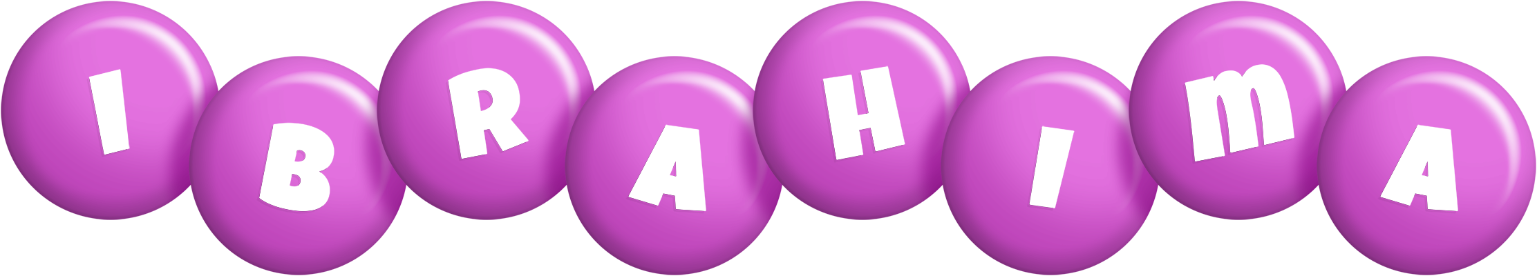 Ibrahima candy-purple logo