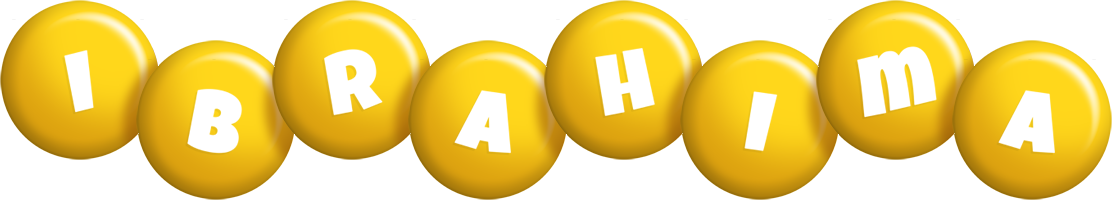 Ibrahima candy-yellow logo