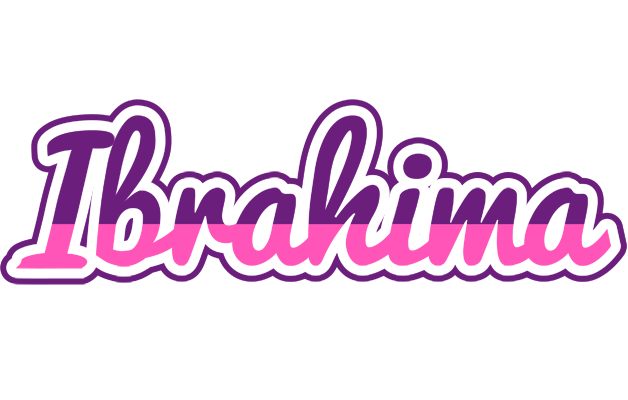 Ibrahima cheerful logo