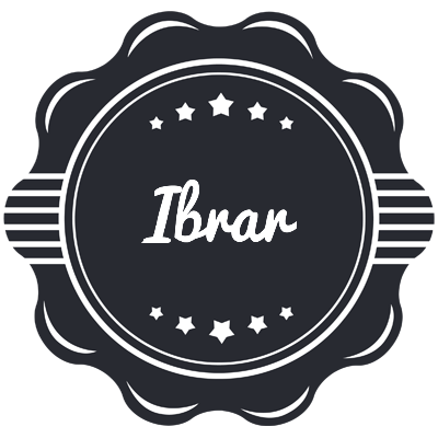 Ibrar badge logo