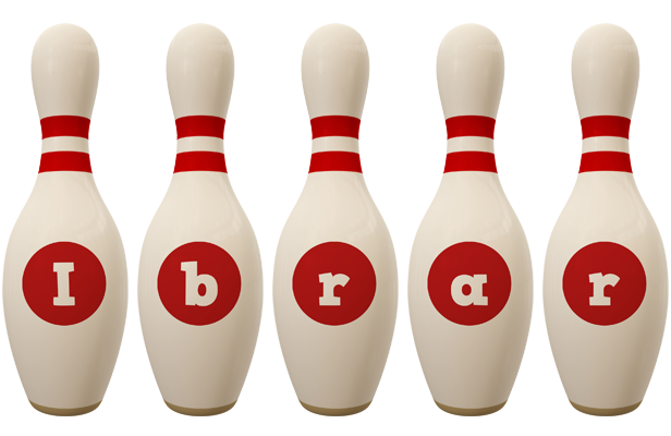Ibrar bowling-pin logo