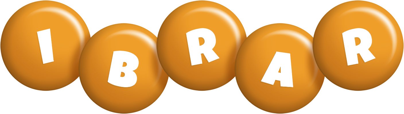 Ibrar candy-orange logo