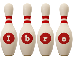 Ibro bowling-pin logo