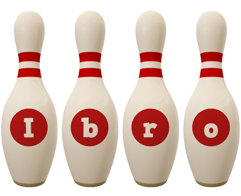 Ibro bowling-pin logo