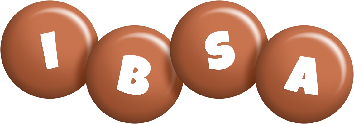 Ibsa candy-brown logo
