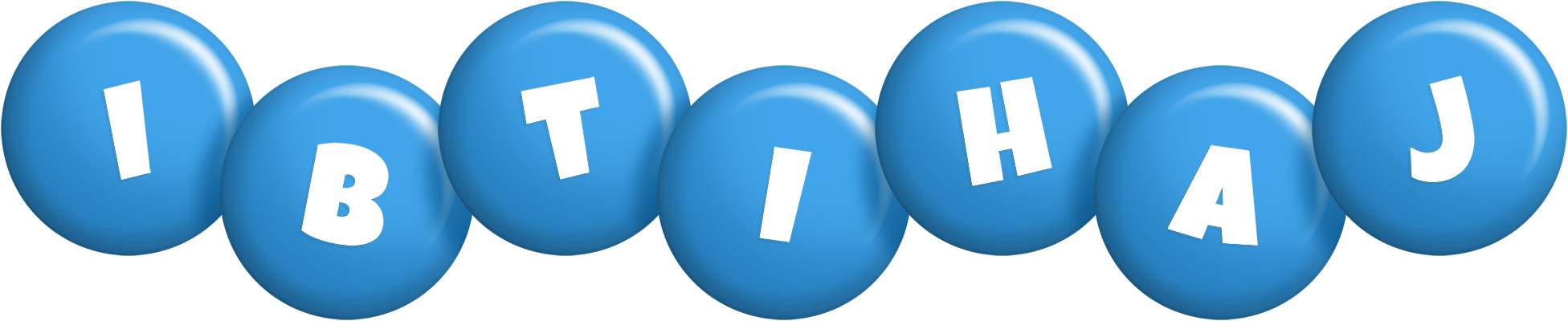 Ibtihaj candy-blue logo