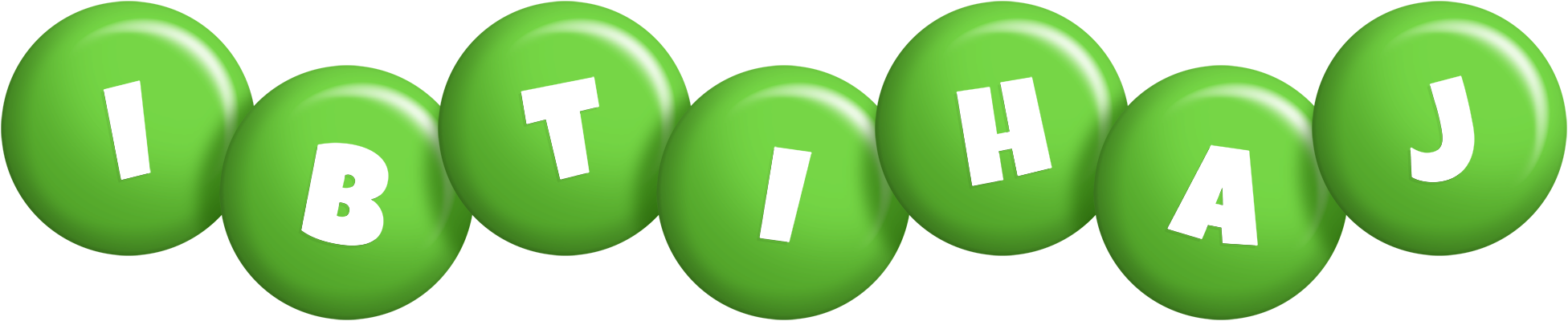 Ibtihaj candy-green logo