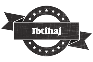 Ibtihaj grunge logo