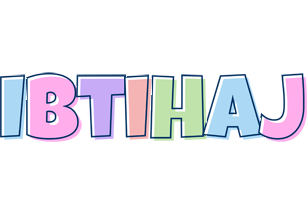 Ibtihaj pastel logo