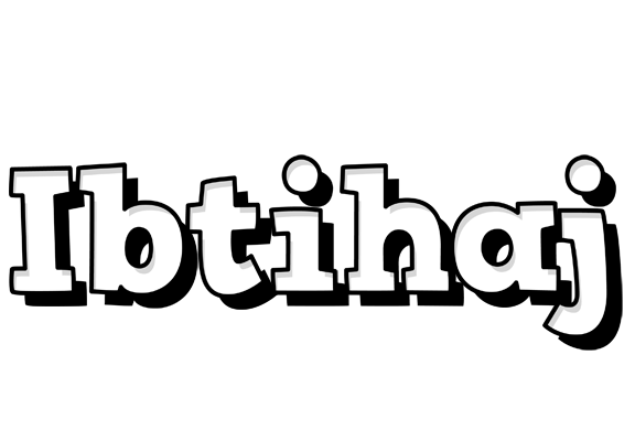 Ibtihaj snowing logo
