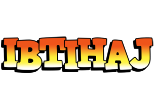 Ibtihaj sunset logo